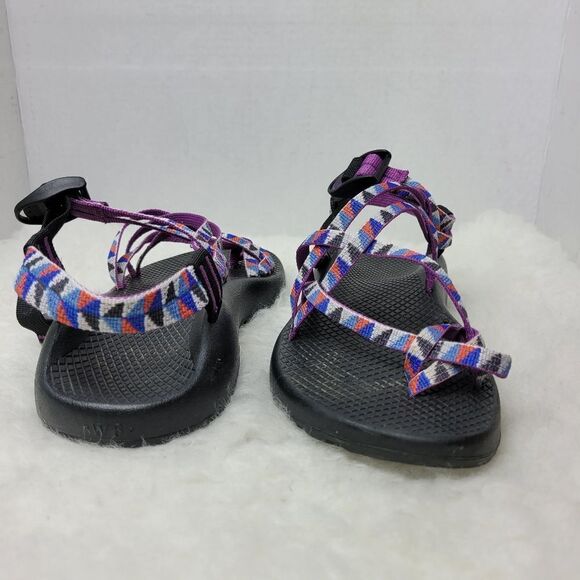 Chaco Z/Cloud X2 Women’s Remix Poplin Berry Sport Hiking Sandals Shoe Size 8 - Picture 7 of 9
